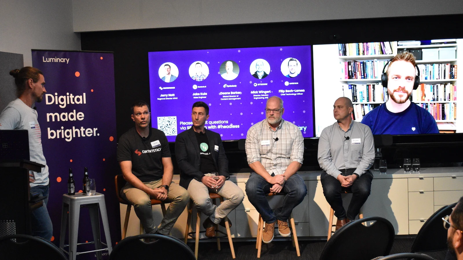 Headless CMS panel
