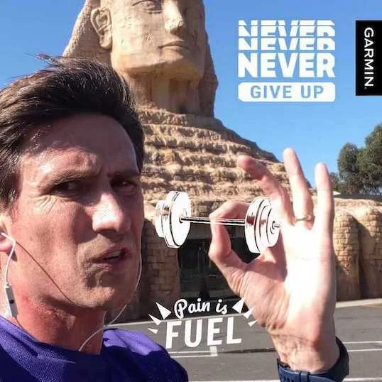 Andy at the Sphinx