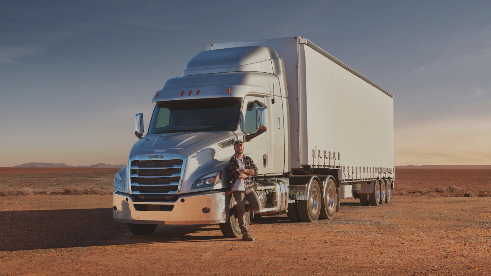 A Daimler truck